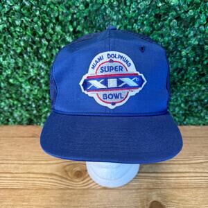 VTG 1985 Super Bowl XIX NFL Sports Specialties Snapback Hat Dolphins 49ers